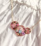 Real Dried Flowers Bird Necklace - Image 3