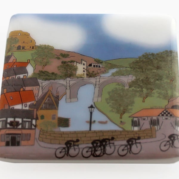 Knaresbrough Tour de Yorkshire glass coaster