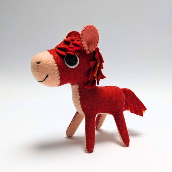 Luna New Year Lucky Horse soft sculpture