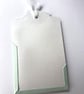 Handmade Aquamarine baby gift card or money holder, Special occasion wallet - Image 4