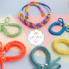 Knitting kit, DIY braided necklace and bracelet set