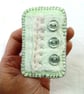 Embroidered Textile Brooch  - Image 2