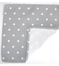 Napkin Grey and White Polka Dot 14" Serviette Washable Cotton Cloth - Image 3