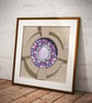Personal Astrological Art - Deluxe Customisable Stained Glass Effect Chart   - Image 1