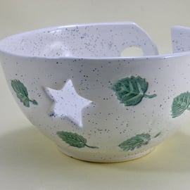 Large Ceramic bowl Large Yarn bowl, Knitting yarn bowl Made to order