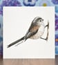 Long-Tailed Tit Blank Card - Image 1