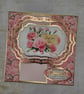 Handmade January Birthday Card Pink Carnation Birthday Card Floral Birthday Card