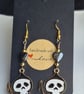 Cute but Grim Earrings - Gold tones - Image 2
