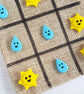 Sunshine and raindrop themed Tic Tac Toe game - Image 2