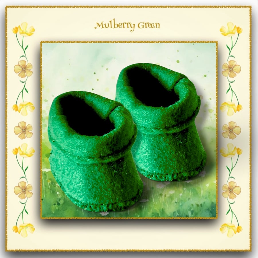 Emerald Green Ankle Boots