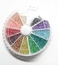 1800 Miyuki Size 11 Pastel Ceylon Seed Beads in a 12 Colour Wheel - Image 9