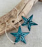 Enamel star earrings - Image 2