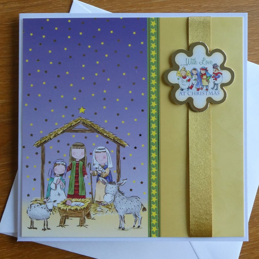 Christmas Card - Nativity Scene
