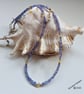 Designer AA Tanzanite & Ethiopian Wello Opal Sterling Silver Necklace - Image 8