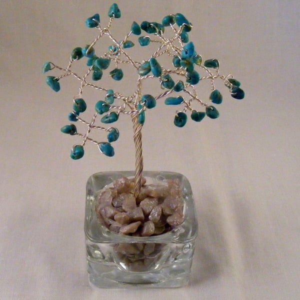 Turquoise Gemstone Tree.