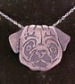 Sterling Silver Pug Necklace (SKU261124) - Image 2