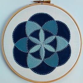 Geometric Hoop Art