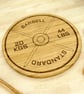 Weight Plate Chopping Board - Solid Oak - Gym Lover Gift, Hand Made UK - Image 4