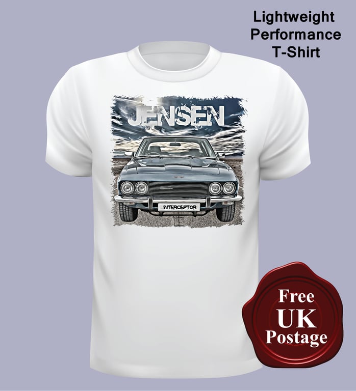 Jensen Interceptor T Shirt, Mens T Shirt, Choose Your Size