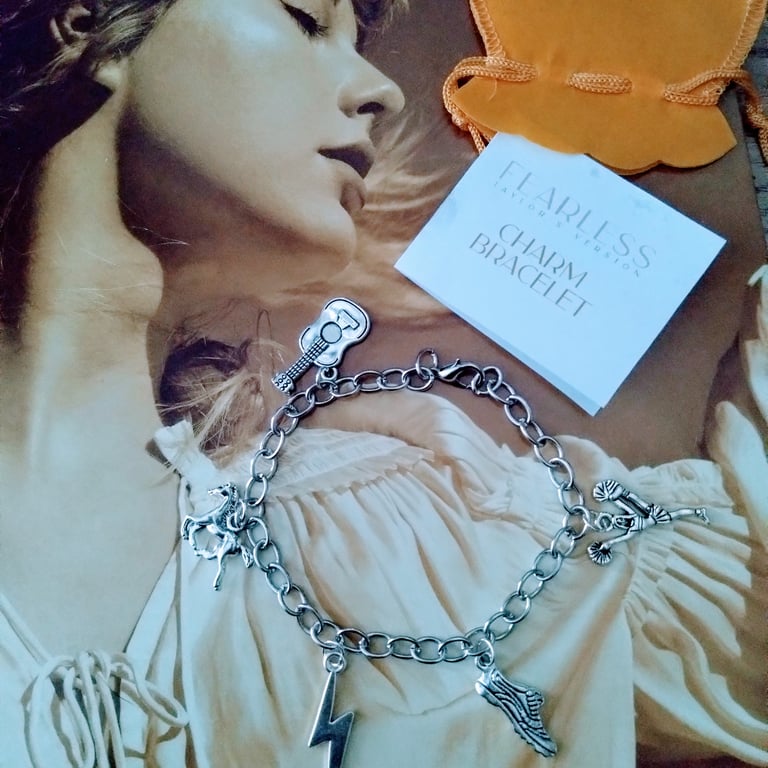 Fearless Taylor Swift Charm Bracelet