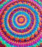 colourful crochet mandala doily - Image 9