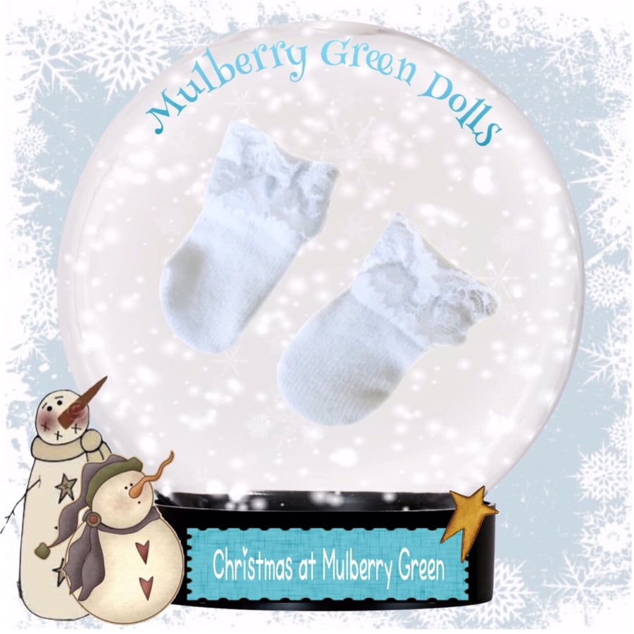 Reserved for Kat - Lace Topped Ankle Socks