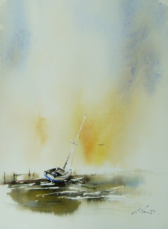 Lost and Found, Original Watercolour Painting.