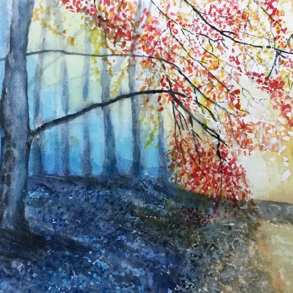 Colourful giclee print of ‘Light in a Dark Place’