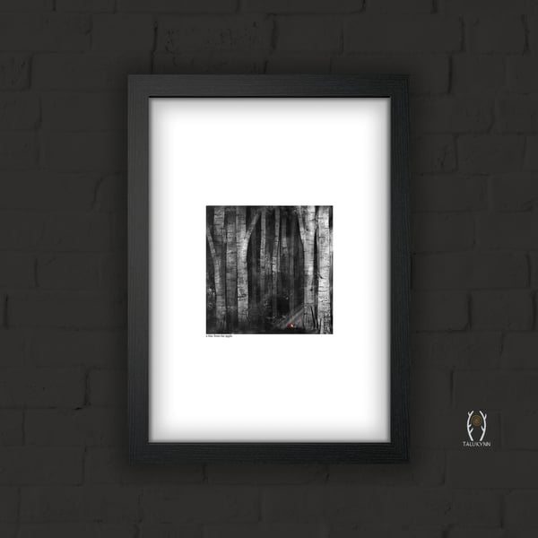 Snow White Story Illustration - Fairy Tale Art Print
