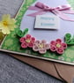 Easter Egg Card with Quilled Flowers Size 6" x 4"  - Image 2