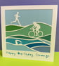 Triathlon Card - Birthday Card - Image 1