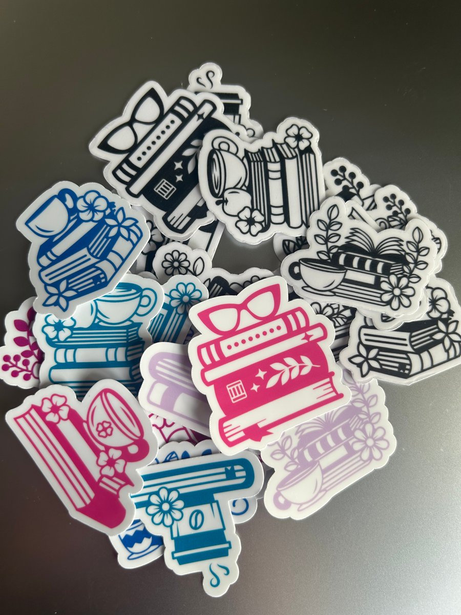 Book Themed Stickers