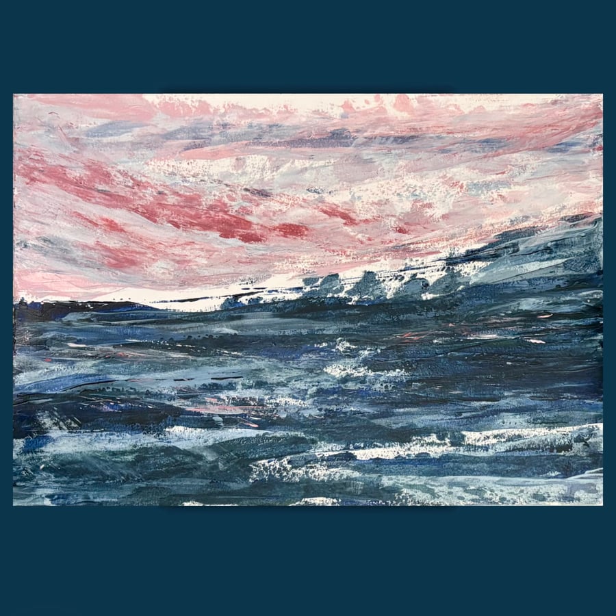 Perfectly Imperfect Original Seascape Painting - Sample 44