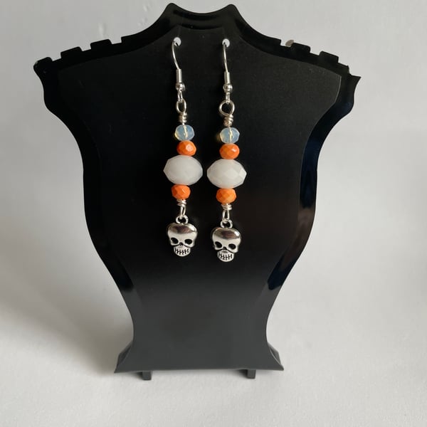 Halloween Skull Earrings
