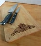 Pyrography Celtic knotwork wooden serving or chopping board - Image 2
