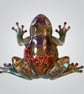 Handmade Resin Frog with Real Dried Flowers – Botanical Frog Sculpture – Unique  - Image 7