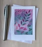 Frosted foliage original art card - Image 3