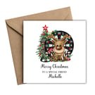 Darts Reindeer Merry Christmas Card