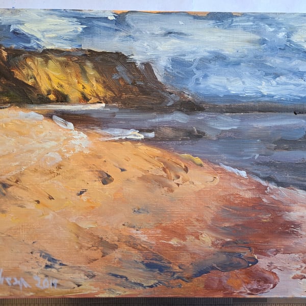 Warm Beach (Original Seascape Painting)
