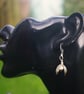 Silver Snowdrop Dangle Earrings  - Image 4