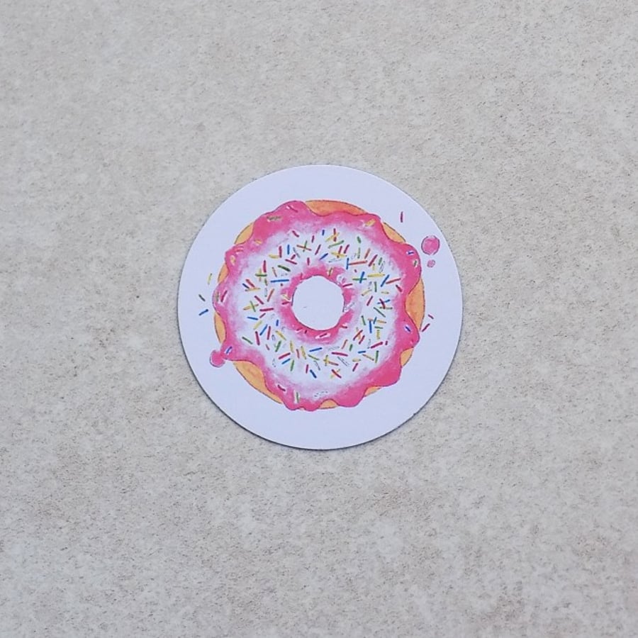 Fridge Magnet 'Pink Doughnut'