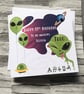 Alien Personalised Card for Boy Teenage Happy Birthday Son Nephew Grandson etc - Image 2