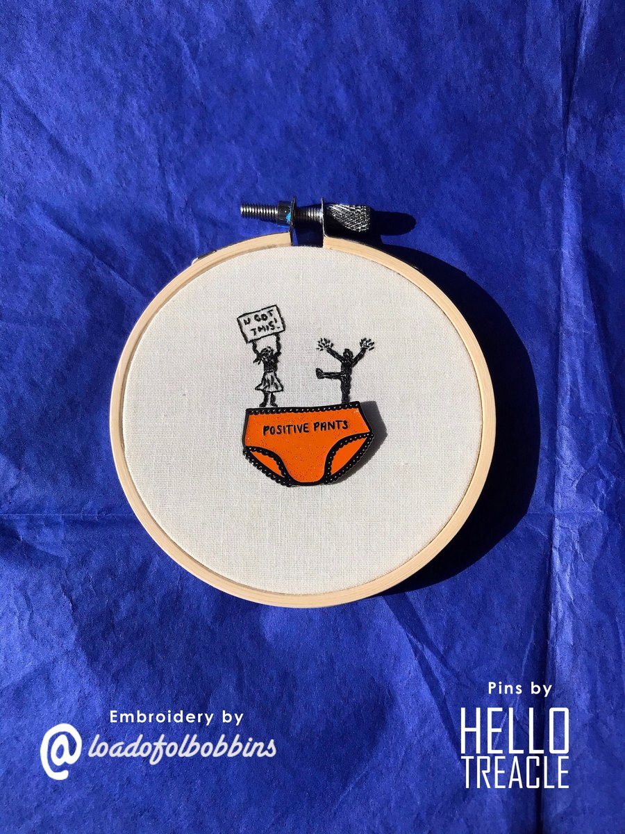 Positive Pants Enamel Pin U Got This Cheerleader Limited Edition Hoop Art