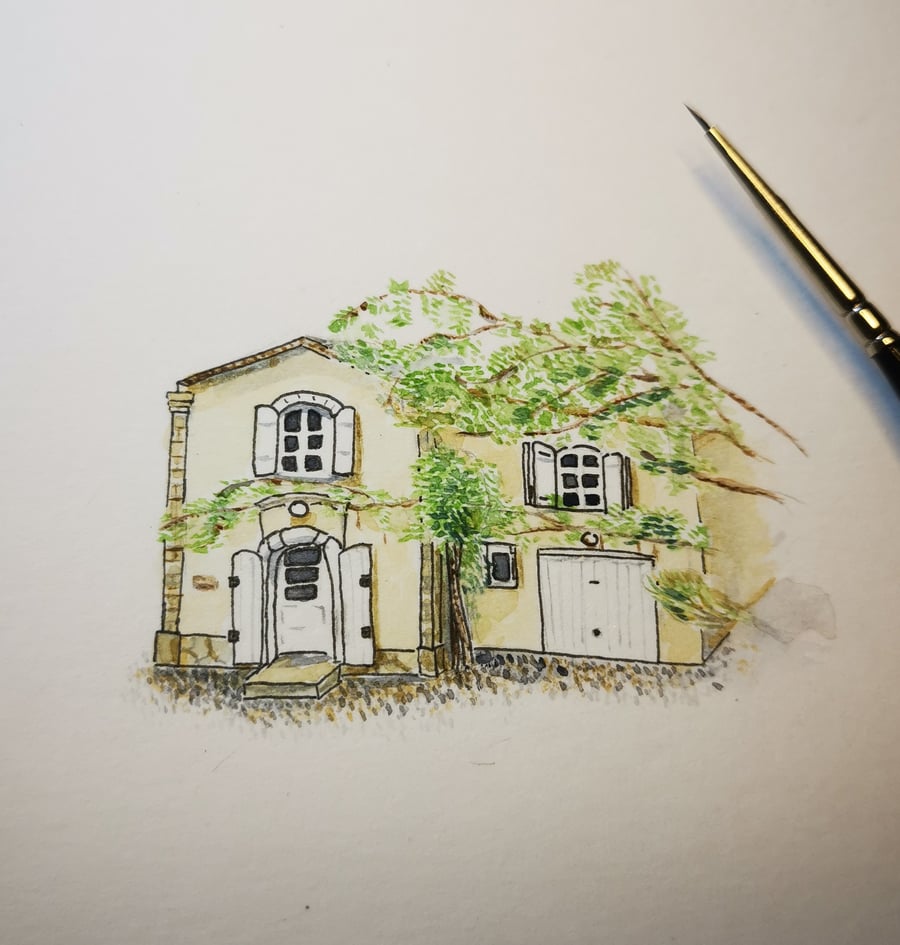 Miniature House Portrait