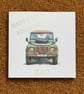 Land Rover Defender 17th Birthday Card - Personalised with name, message and 'L" - Image 4