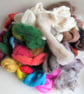 Bargain Bumper Bag of mixed quality wool and fibre for felting (250g) - Image 2