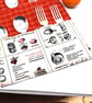 A cutlery  roll for 4 people for picnics camping and sports events etc  - Image 2