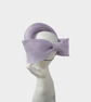 Lilac Fascinator Headband with Bow for Weddings, Ascot, Race Day, Occasions - Image 7