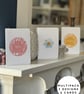 Daffodil Daffodils flower birthday blank Card (QM218) - Image 3