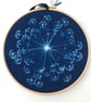  Cyanotype Botanical Art in a Hoop. - Image 2